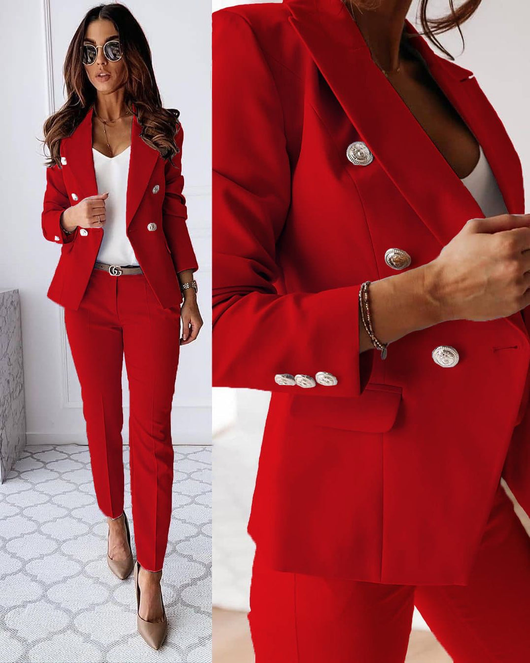 Viviane - Elegant Women's Suit with Jacket & Pants