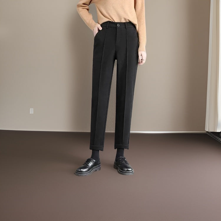 Modern wool summer pants - Gisela