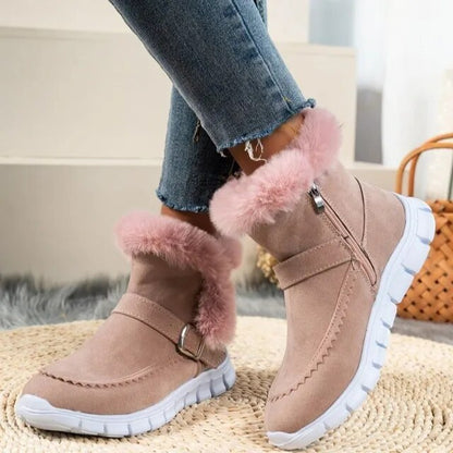 Snow boots for Women Casual Shoes Velvet Padded Cotton Boots