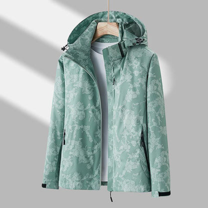 Windproof hooded jacket for women - Lane