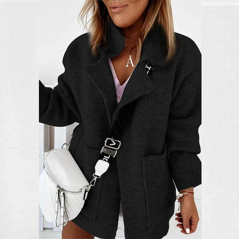 Summer Women's Coat with Shawl Collar