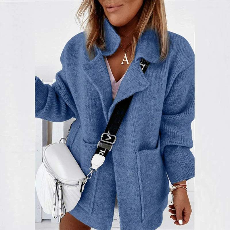 Summer Women's Coat with Shawl Collar