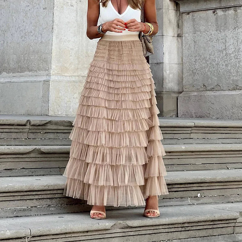 Elegant layered skirt - Jayna