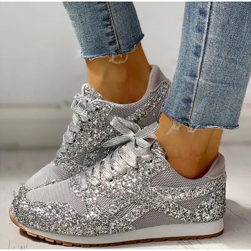 Kiari - sports shoes with sequins for women