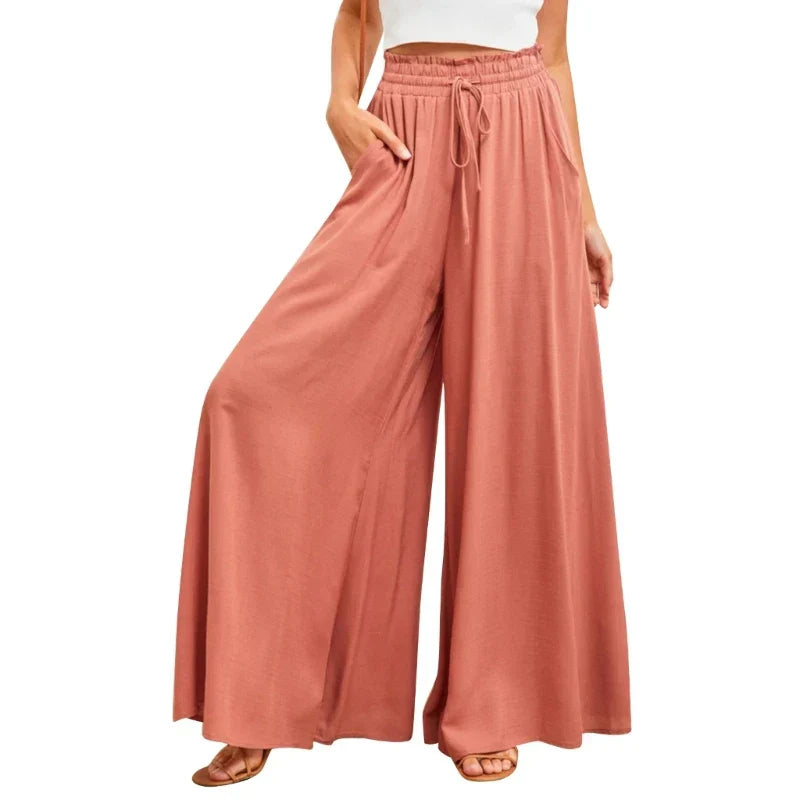 Eveline - Wide-leg beach pants