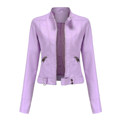 Stylish leather jacket for women - Grizel