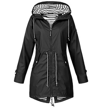 Waterproof raincoat for women - Yettie