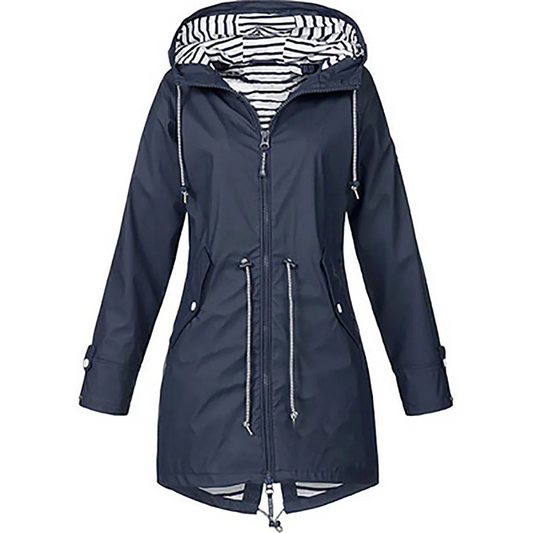 Waterproof raincoat for women - Yettie