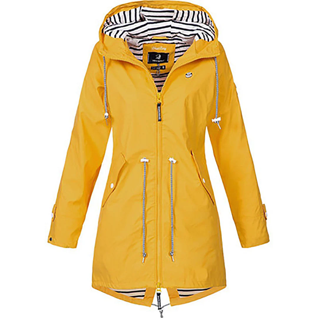 Waterproof raincoat for women - Yettie