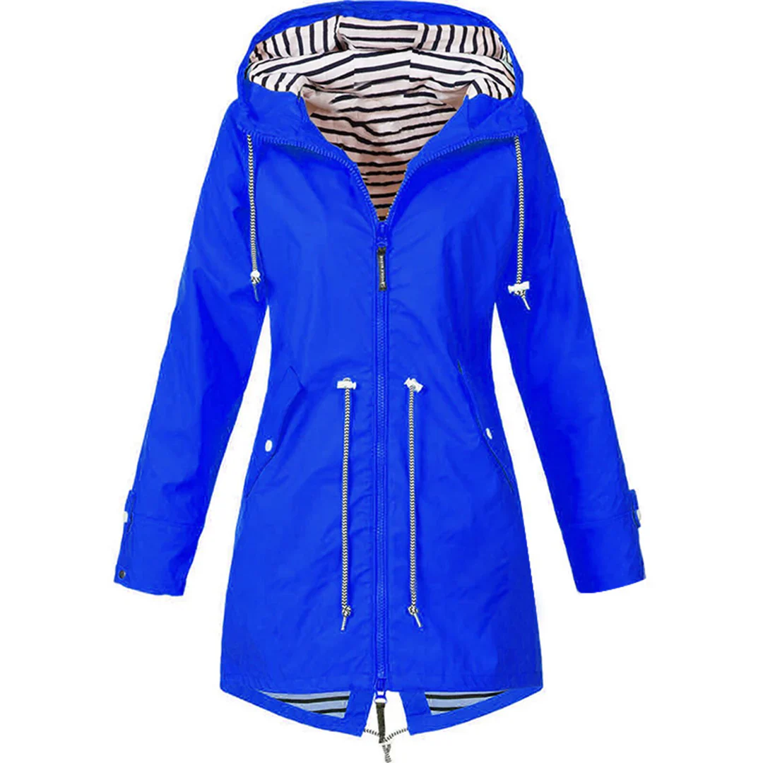 Waterproof raincoat for women - Yettie