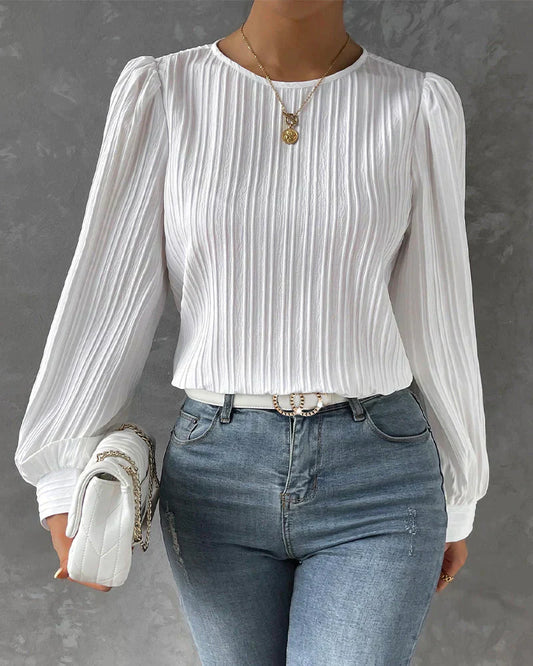 ZABEL - Lantern Sleeve Blouse