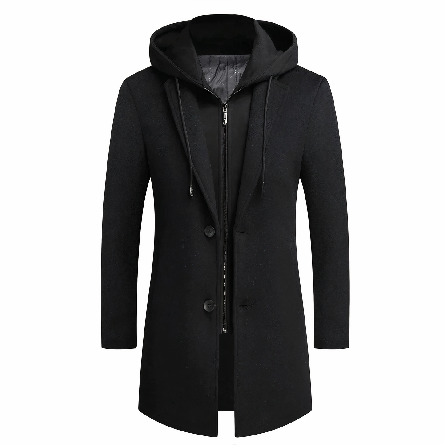 Zen - Wool trench coat for men