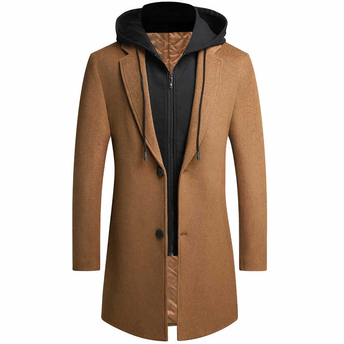 Zen - Wool trench coat for men