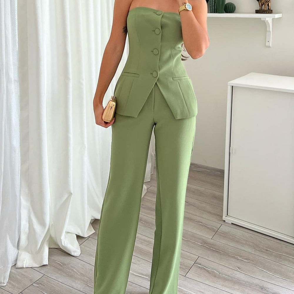 Myrthe - Comfy Sleeveless Top & Pants Set