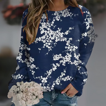 Zephyrine - Casual Floral Long Sleeve