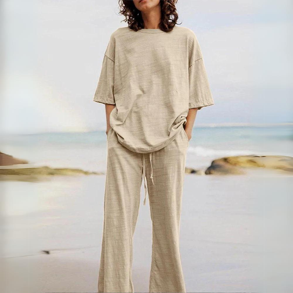 Zoë - Elegant Cotton Linen Set