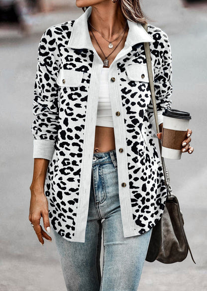 Leopard jacket for women