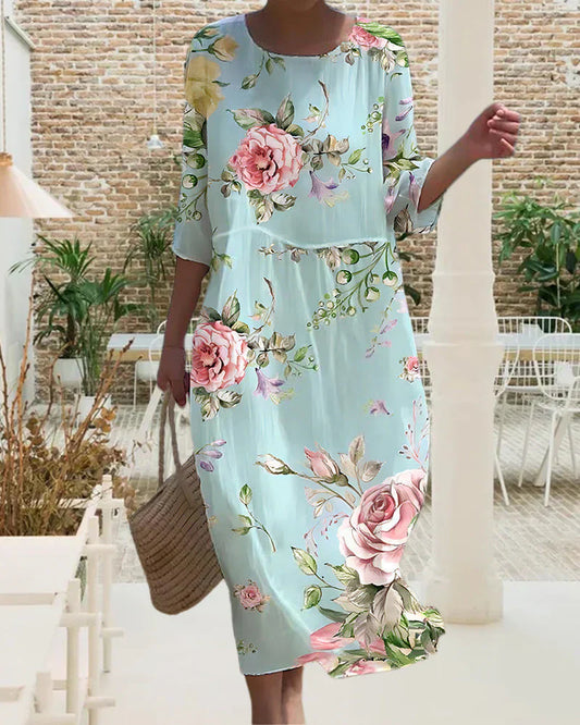 Elizabeth - Casual dress with floral design