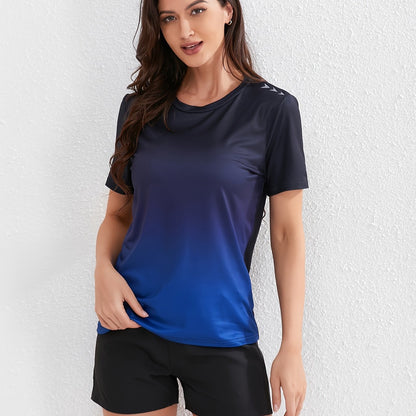 Sophie | Women's sport T-shirt in ombre colors