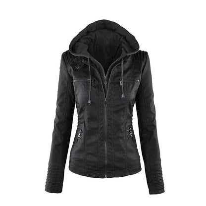 Ladies' vintage jacket with hood