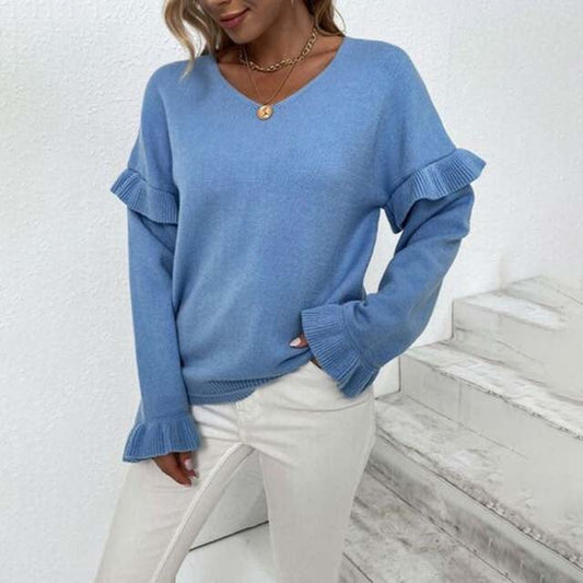 Wilsta Sweater | Women's Ruffle Sweater