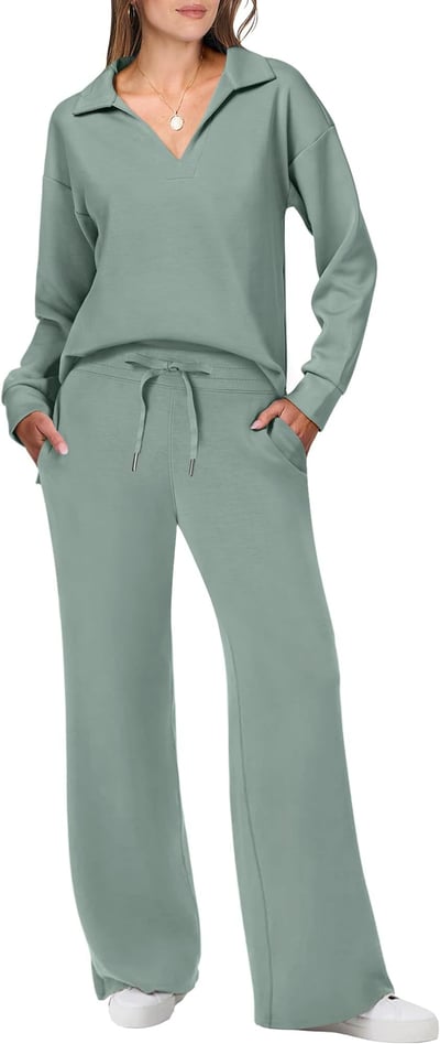 Jess-Mode | Casual Sweater & Pants Travel & Lounge Set