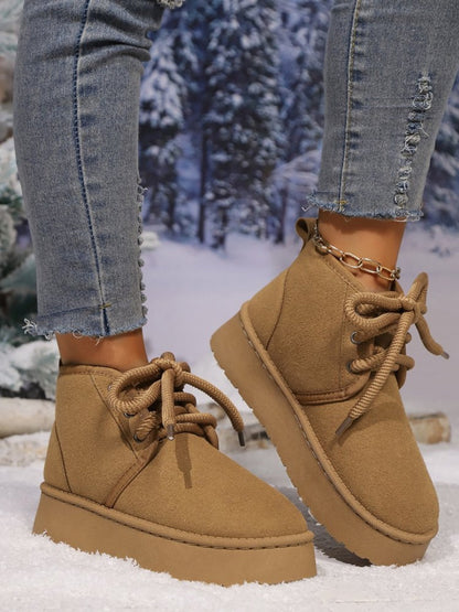 Platform Suede Boots