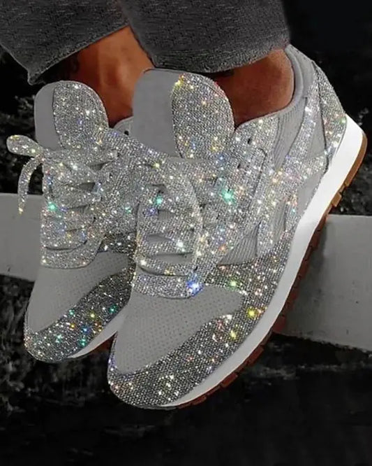 Zindra Sneakers | Women's Sparkling Sneakers