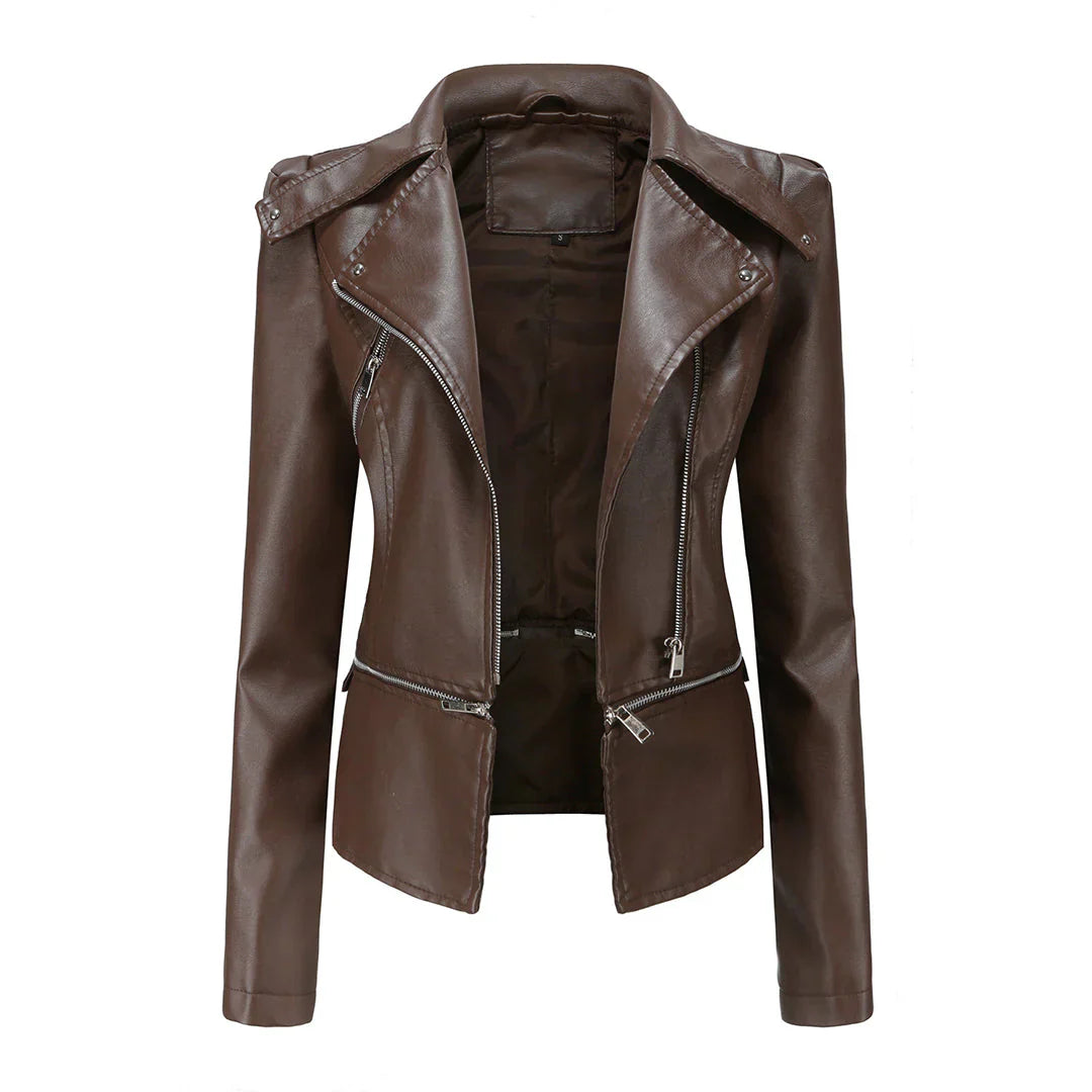 Stylish leather jacket - Esra