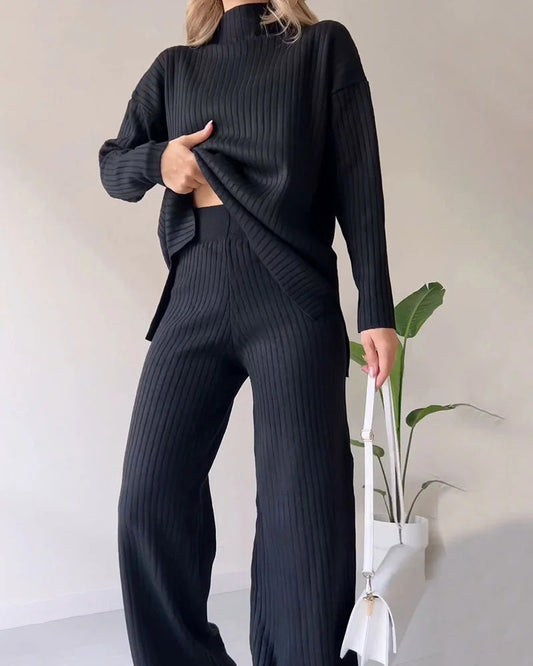 Casual Set - Turtleneck sweater and matching pants