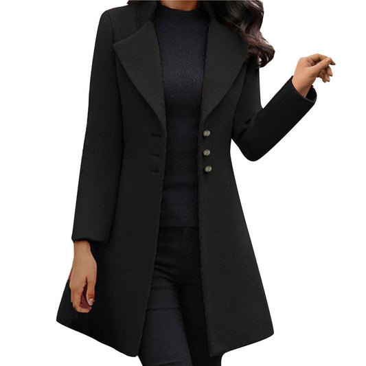 Zera - Stylish Women's Long-Sleeved Coat