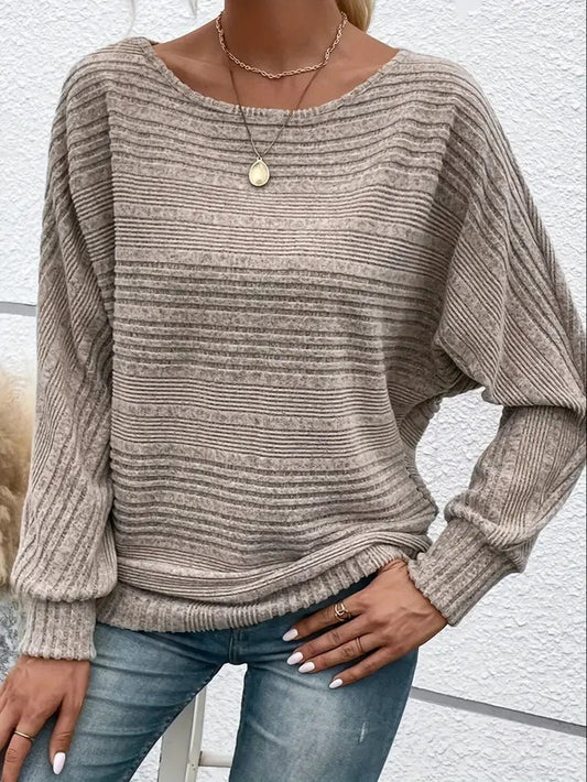 Dianalin | Ladies long sleeve sweater | Round neckline