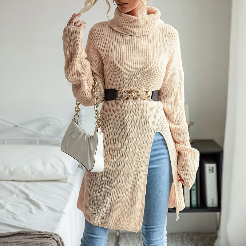 Dailyn Dress | Long Sleeve Turtleneck Dress