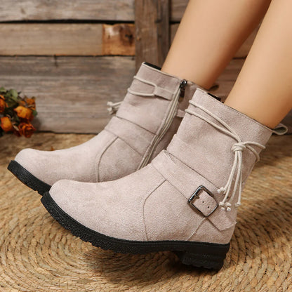 Diana - Suede Ankle Boots