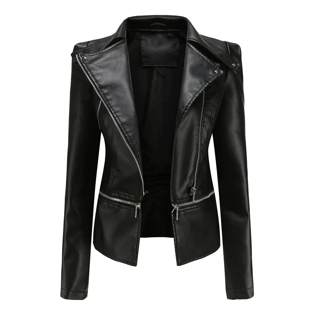 Stylish leather jacket - Esra