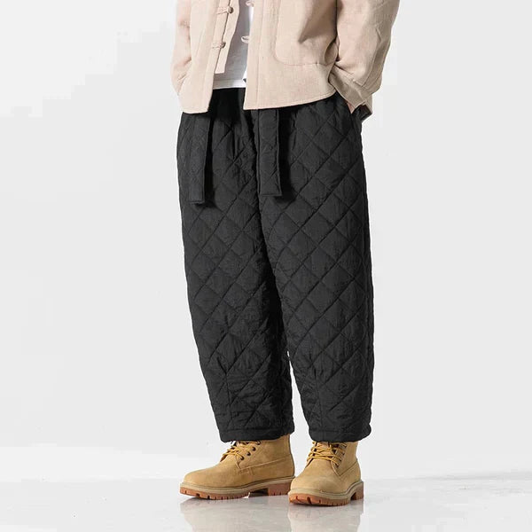 Juris- Quilted, heavy-duty thermal jogging pants