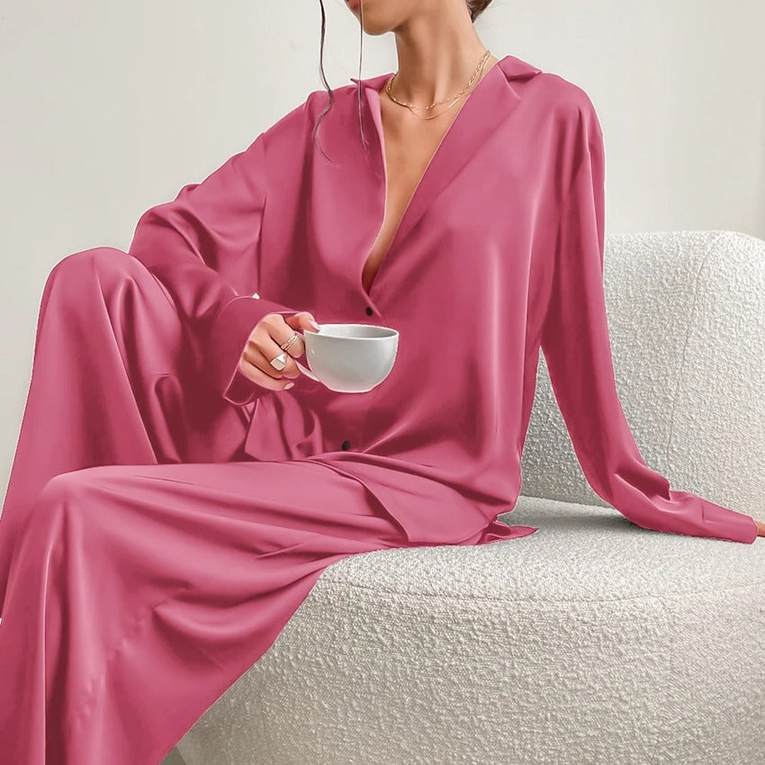 Silky elegance oversized pyjama set - Belen