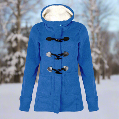 Cozy, trendy and functional hooded jacket for women