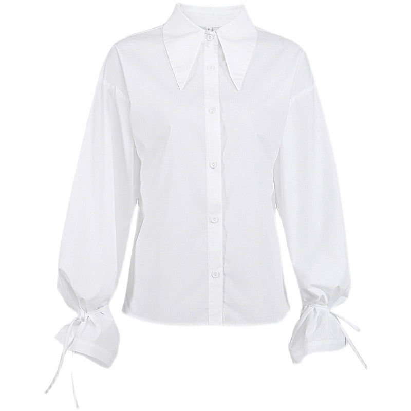 Karen - Fashionable casual white blouse