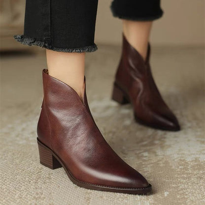 Women's retro boots - Freida