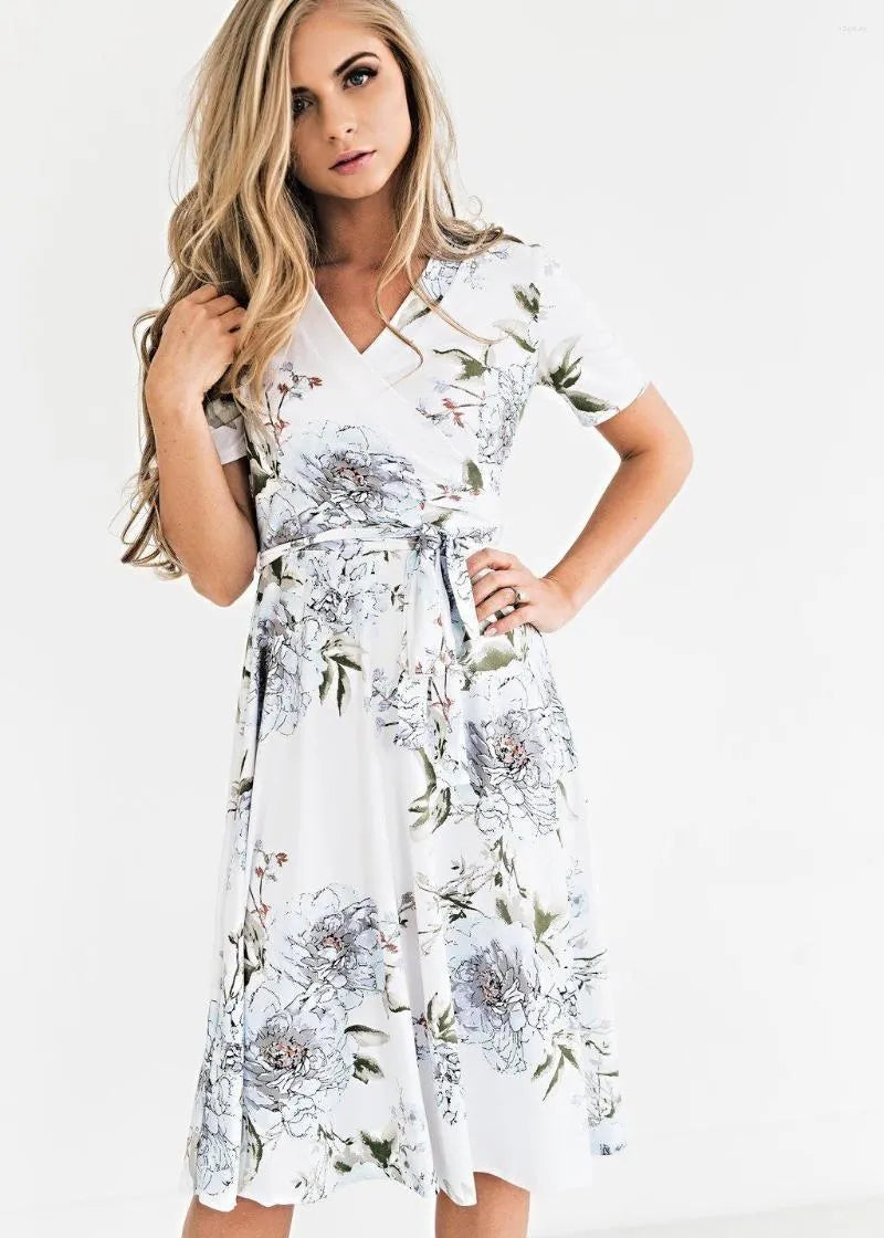 Valen - Floral midi dress