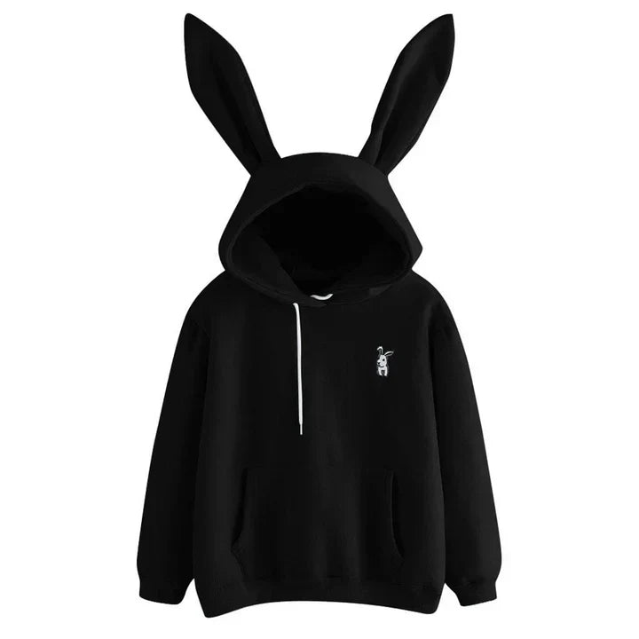 Pera - women's sweatshirt with hood and bunny ears