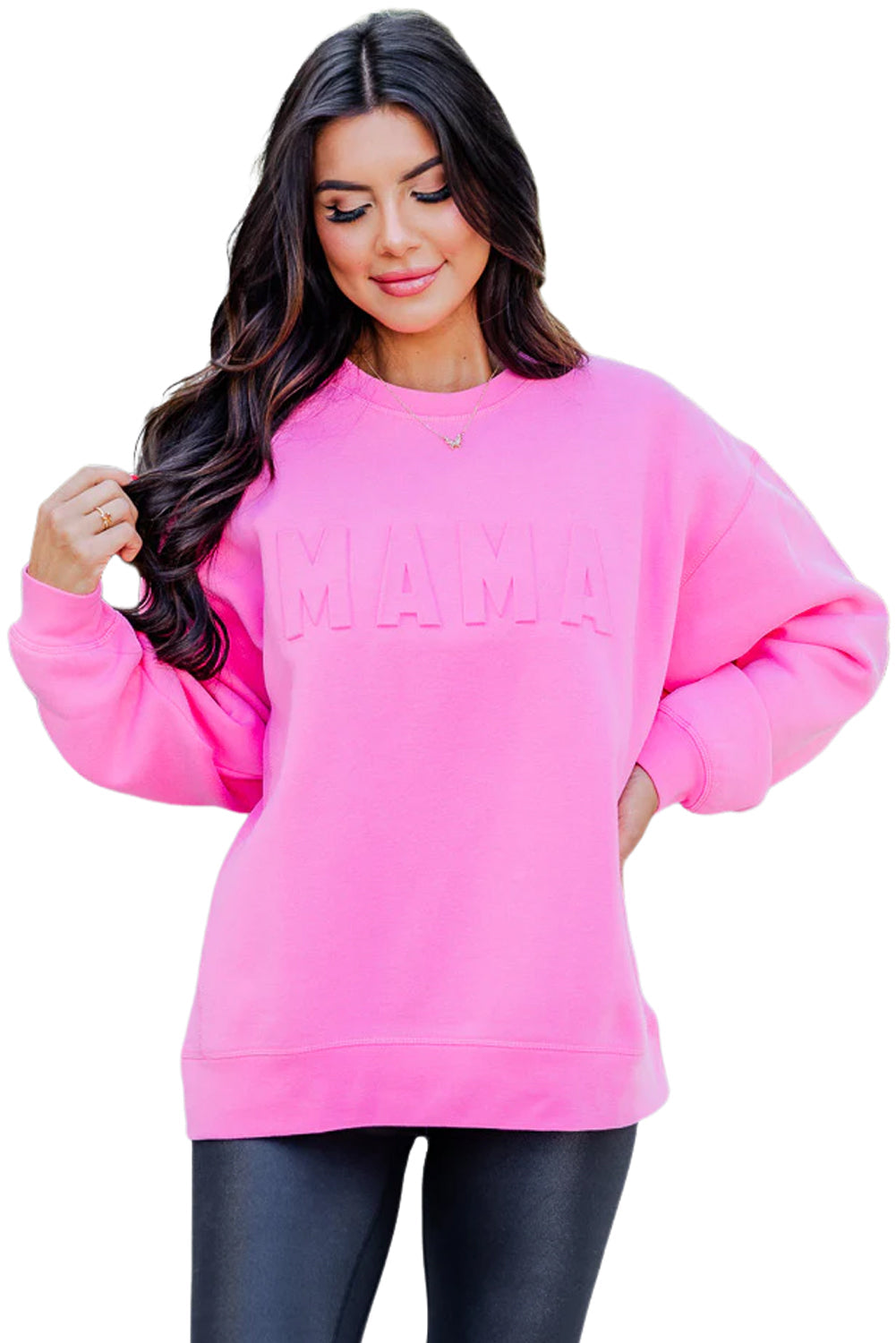 Nereida | Eye-catching sweatshirt with embossed letters