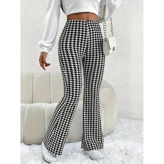 Laila - Printed flared pants