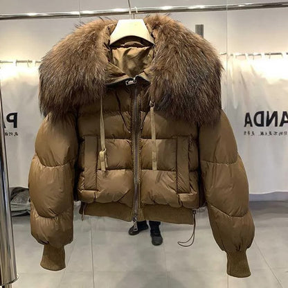 Thick women's puffer jacket for winter - Joyce