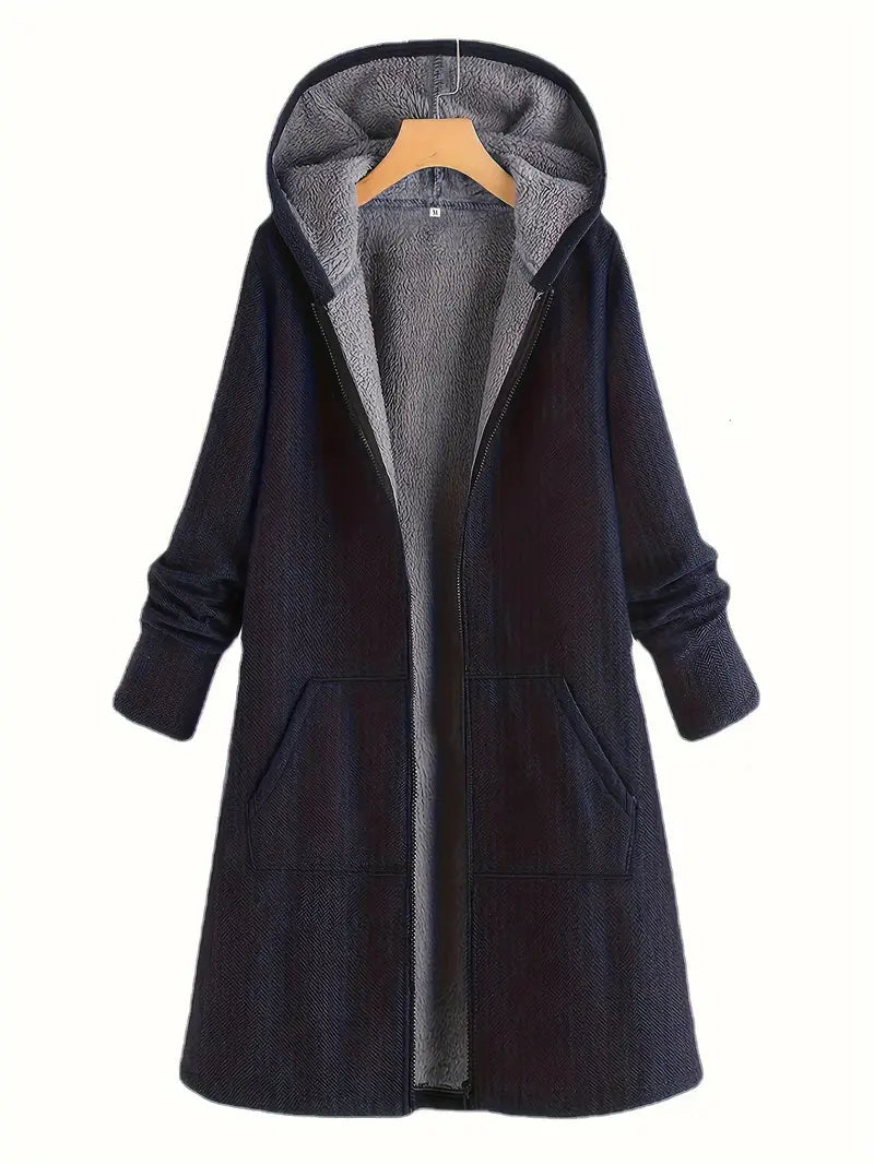 Women's long warm coat