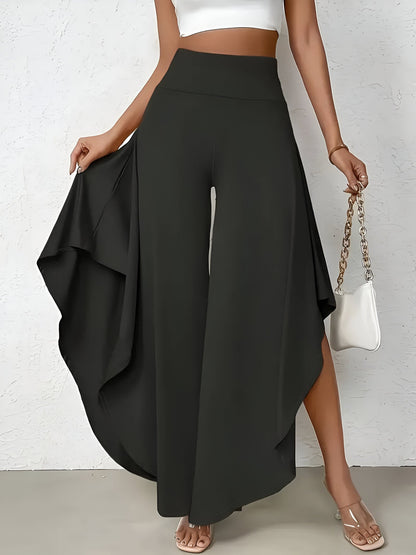 Daniella | Asymmetrical shirt wide pants