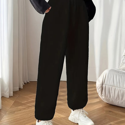 Emma | Casual waffle-knit women's sweatpants