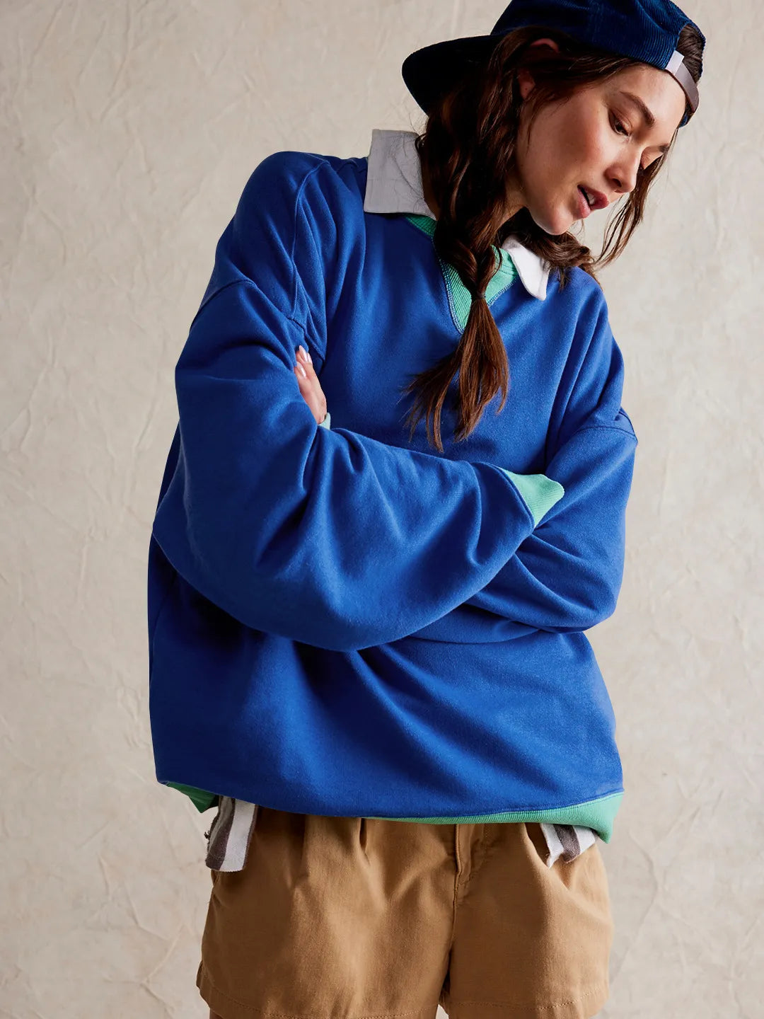 Jess | Colorful Sweatpullover With Lantern Sleeves Casual