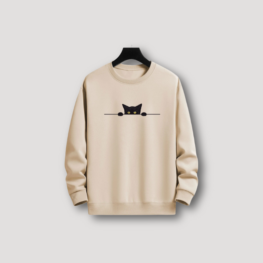 Emil - Graphic sweatshirt black cat